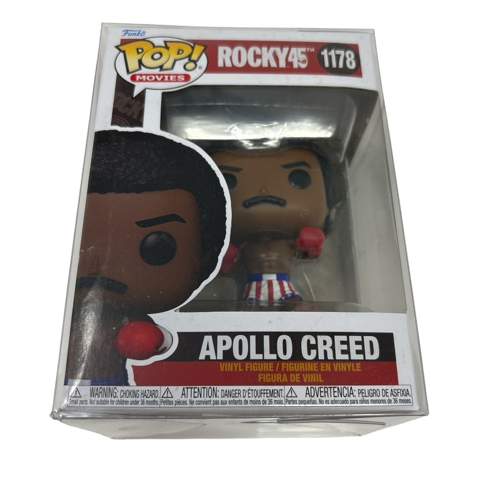 Funko Pop Movies Rocky 45th Apollo Creed 1178 with Protector